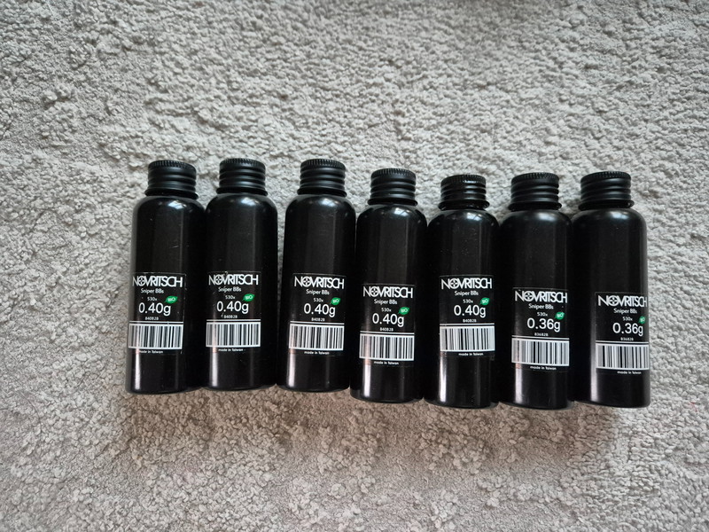 Imagen 1 de Novritsch - Bio bbs - 0.40g & 0.36g - Sniper/DMR bbs - NIEUW