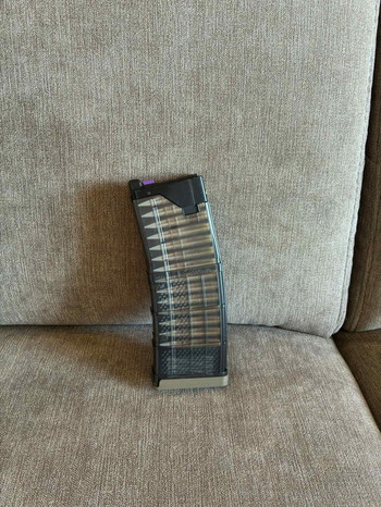 Bild 2 für Chargeur 35 billes .300BLK FDE GBBR MWS Lancer T8 SP System