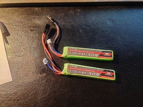 Imagen para 2x Arma Lipo 7.4V - 1100mAh