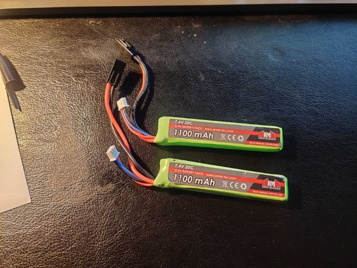 Imagen 1 de 2x Arma Lipo 7.4V - 1100mAh