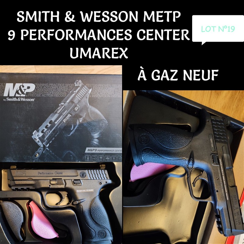 Afbeelding 1 van Smith & Wesson M&P9 Performance Center Gaz GBB Umarex - Noir