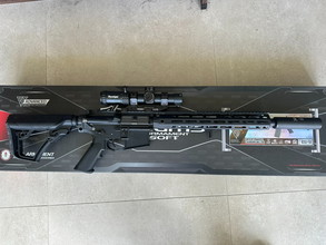 Imagen para G&G Knights Armament SR-15 Stoner rifle, Stille DMR Build