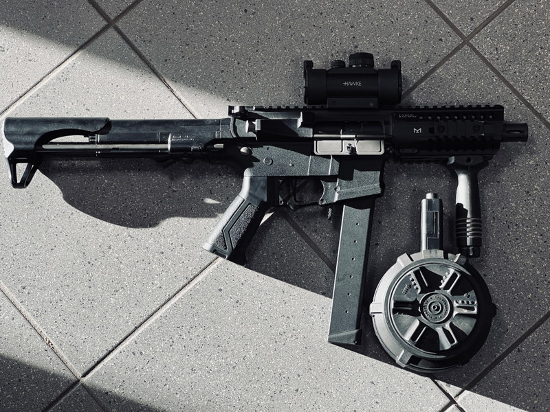 Afbeelding 1 van G&G ARP 9 V1 + Highcap Mag & Drum Mag + Nuprol Li-Po