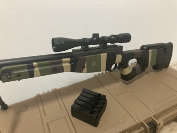 Afbeelding 2 van WELL L96 (2J) + 5 mags + 3-9x scope