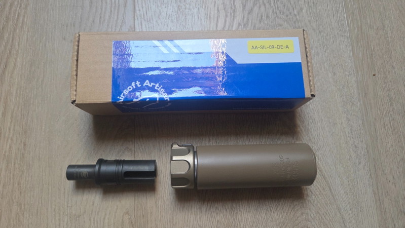 Image 1 for Surefire SOCOM46 Mini Silencer for MP7 Marui by Airsoft Artisan