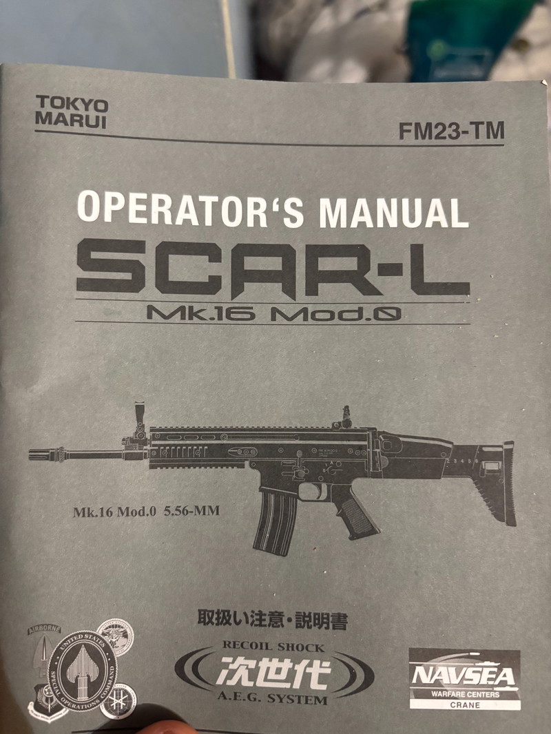 Image 1 pour Tokyo Marui SCAR-L gloednieuw niet gebruikt.