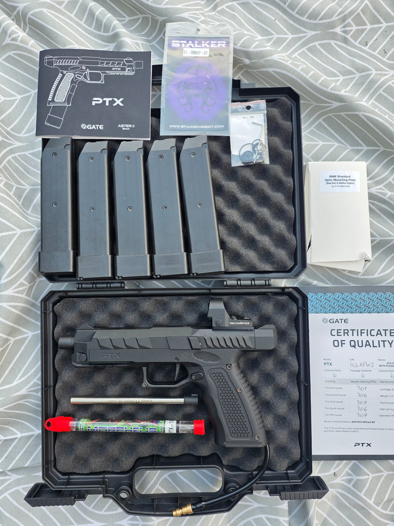 Image 1 for Gate ptx , upgraded , 5 magazines, red dot plate
