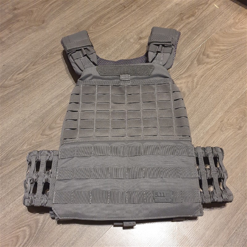 Image 1 for 5.11 TacTec Tactical Plate Carrier Storm Grey