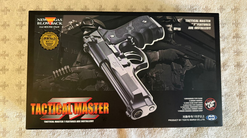 Tactical Master Tokyo Marui pistool gebaseerd op het M92-platform – 1. kép