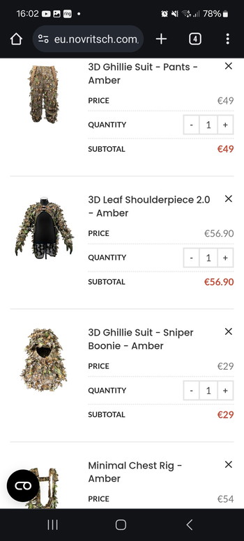 Afbeelding 2 van Novritsch ghillie + chest rig