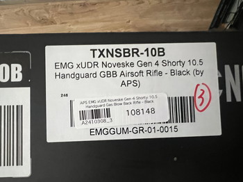 Bild 3 für EMG xUDR Noveske Gen 4 Shorty 10.5 GBB (nieuw in doos)