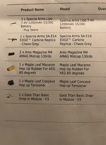 Image 4 for Specna Arms SA-E14 met accessoires te koop