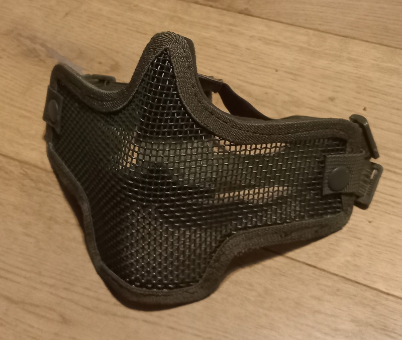 Image 1 for Valken Mesh Mask  Olive Green