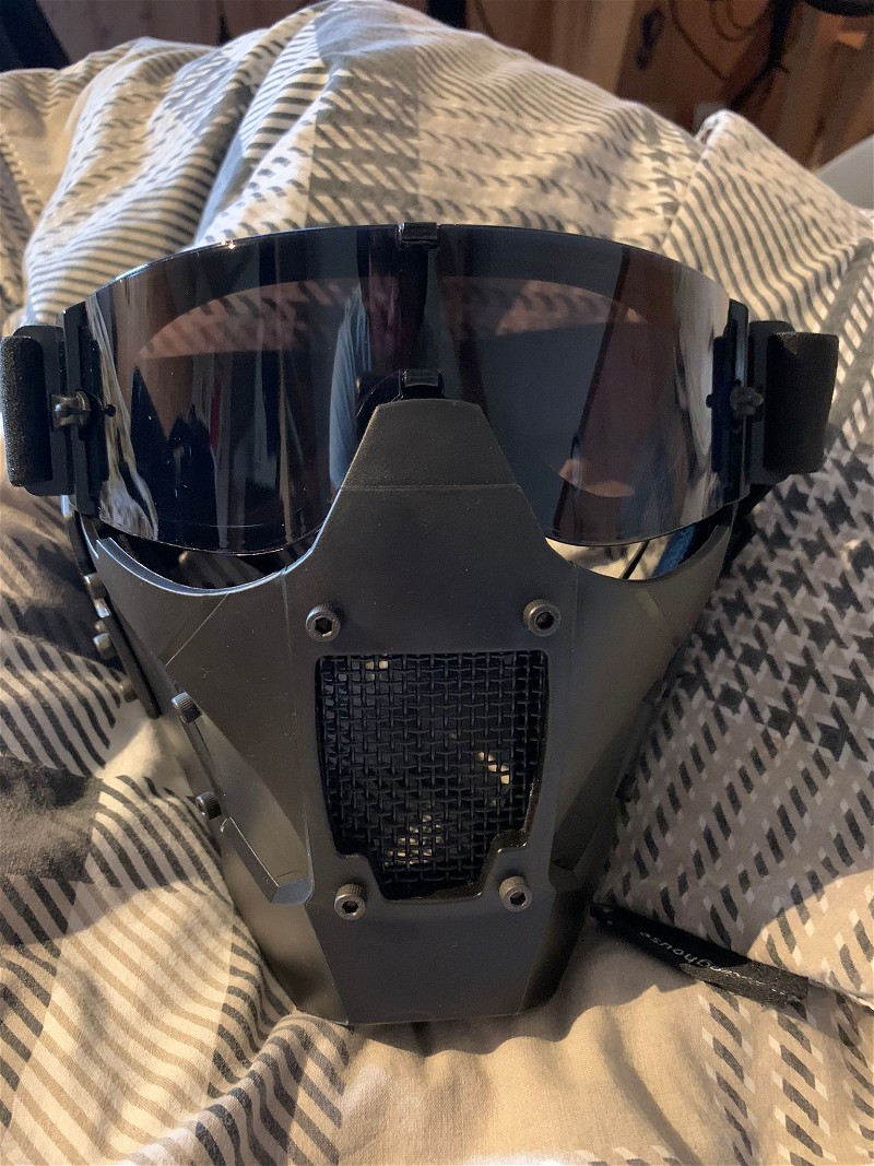 Afbeelding 1 van Anti fog Goggles + face protection + 3 verschillende lensen