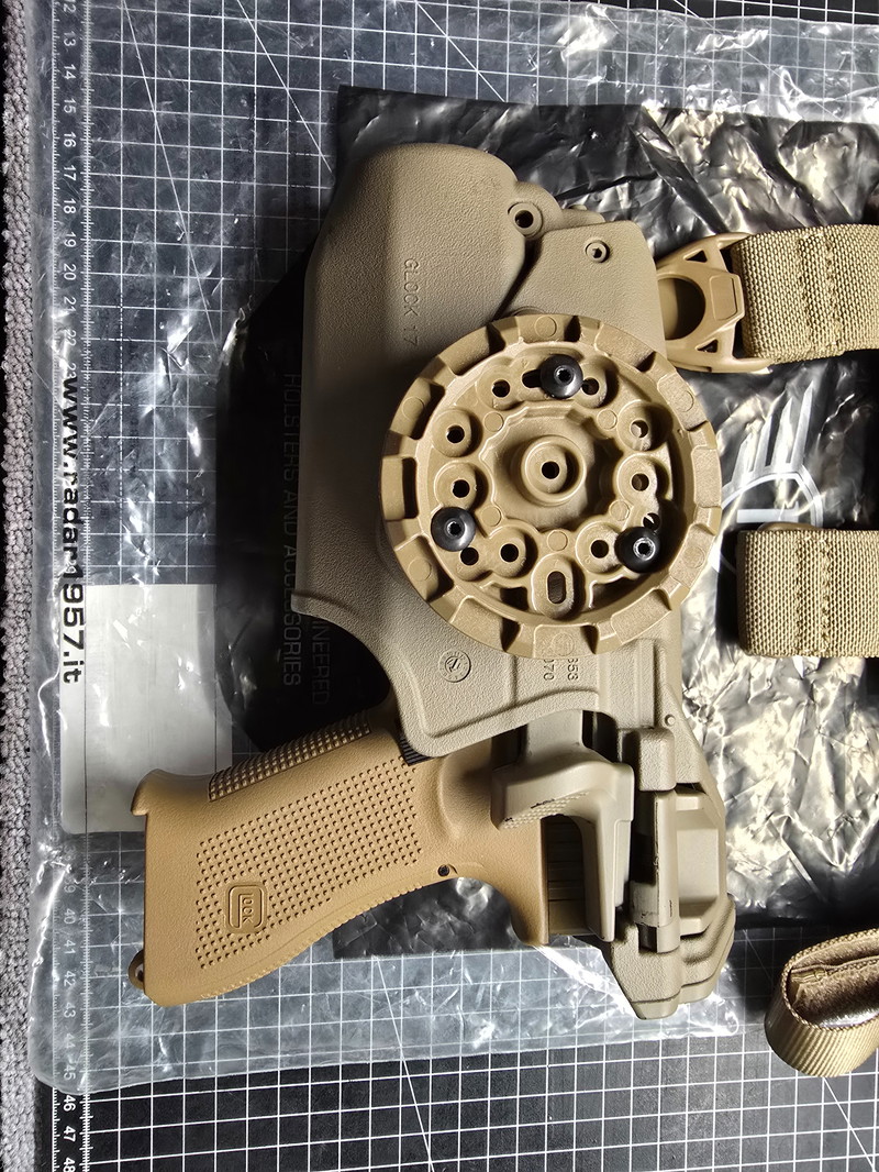 Bild 1 für RADAR - HOLSTER GLOCK - ROTOR / SUPPORT + PLAQUE DE CUISSE