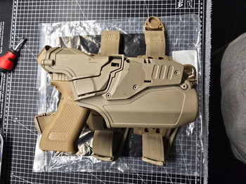 Afbeelding 2 van RADAR - HOLSTER GLOCK - ROTOR / SUPPORT + PLAQUE DE CUISSE
