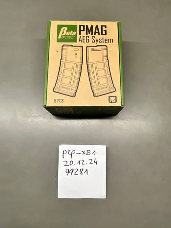 Imagen 3 de Rare! New 5x Beta Project M4 75BB Pmag Magazine Dark Earth