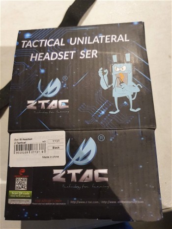 Image 2 for Z-Tac Headset EVO III | Zwart