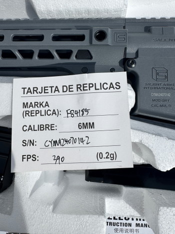 Image 8 for SAI GRY 10inch SBR AEG Gray