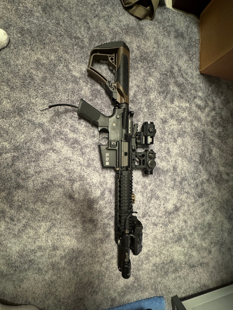 Image 1 pour Phylax Advanced HPA MK18 Black, Wolverine Inferno Spartan Edition