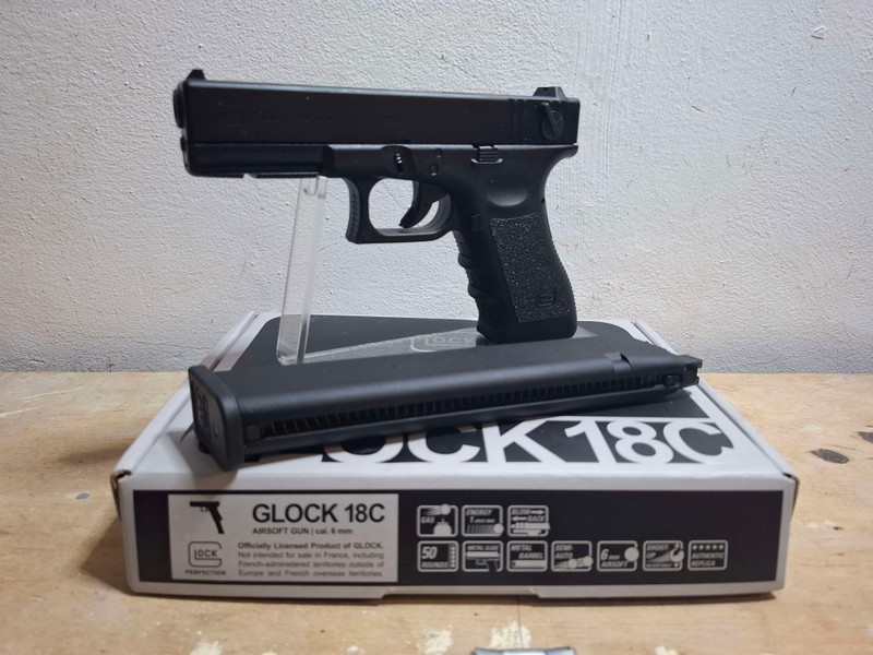 Image 1 for Gloednieuwe Umarex / VFC Glock 18c Gen. 3 - GBB - MINT CONDITION