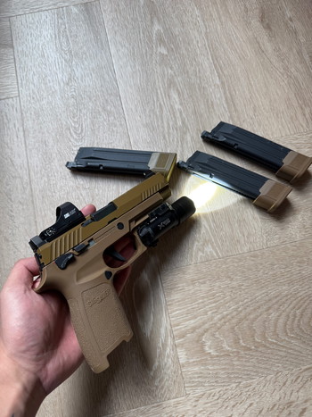 Image 6 for Z.G.A.N. Sig Sauer ProForce P320 M17 GBB FDE Package