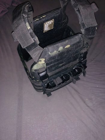 Image 2 pour Plate carrier (Multicam Black)