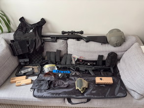 Bild für XXXL Starter Set, Ares Amoeba M4 AM-013, CZ P-09, Spring Sniper