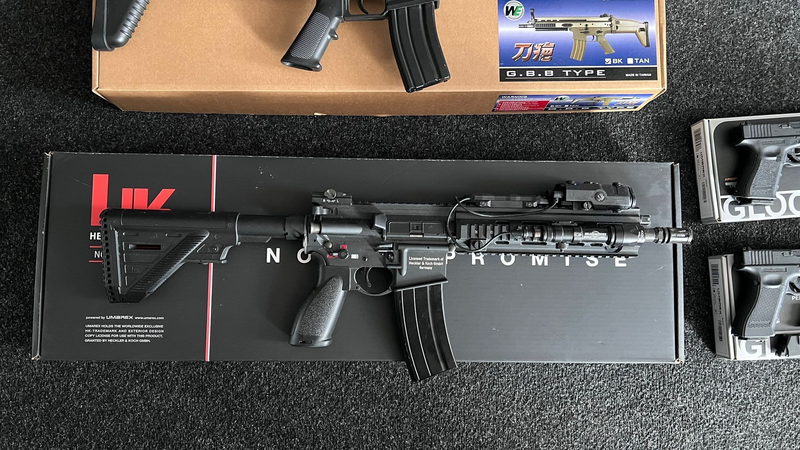 Imagen 1 de Nieuwstaat | Heckler & Koch HK416 A5 Black | GBB | Umarex | Met 5 maanden garantie