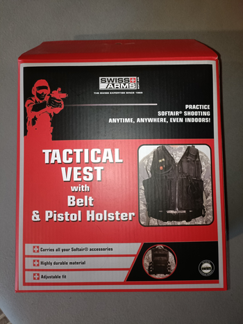 Imagen 2 de BT-4 TACTICAL VEST - BLACK - SWISS ARMS