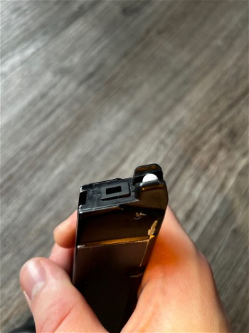 Image 4 for Primary Airsoft Glock to M4 Gen4 HPA adapter (US connector) with WE G17 mag installed