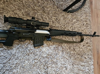 Image 3 pour SVD | Dragunov | GBBR | WE | 3 magazijnen | met scope