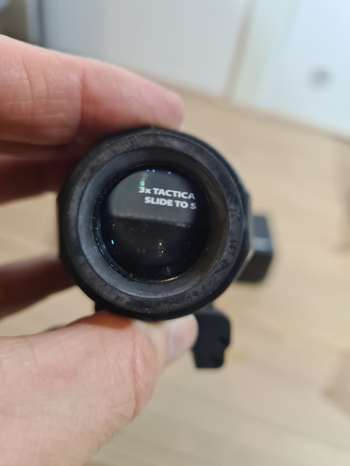 Imagen 2 de 3x tactical magnifier slide to side mount