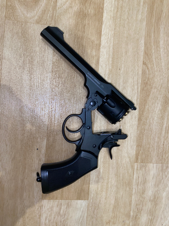 Afbeelding 4 van Well webley revolver met 6 patronen lekt co2