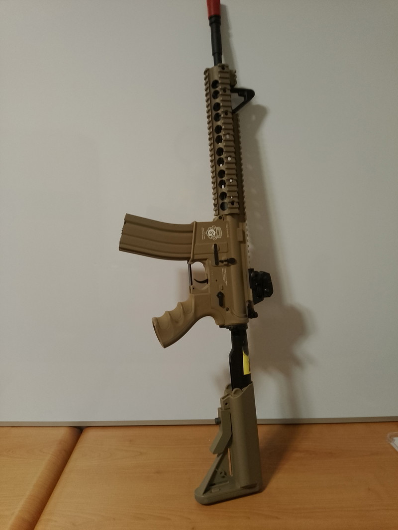 Image 1 for G&G GR15 RIS Raider XL AEG 6mm BB Desert Tan
