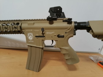 Afbeelding 4 van G&G GR15 RIS Raider XL AEG 6mm BB Desert Tan