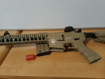 Afbeelding 8 van G&G GR15 RIS Raider XL AEG 6mm BB Desert Tan