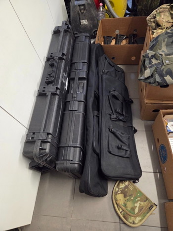 Afbeelding 8 van Groot lot airsoft accessoires tracers scopes silencers