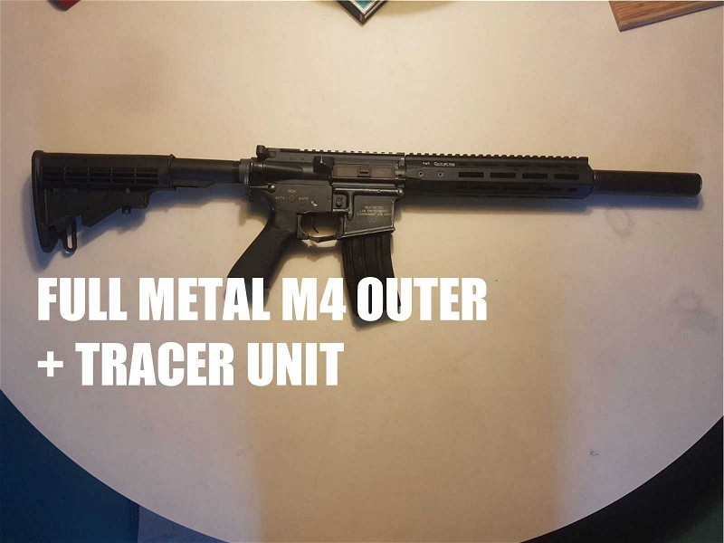 Afbeelding 1 van Full metal M4 outer + Tracer Unit