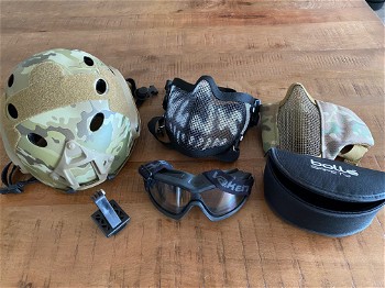 Image 2 for Headgear - Helm-go-pro adapter - mond guards - beschermbril