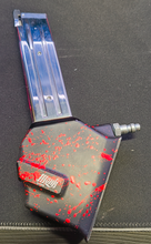 Afbeelding van Monk TM 5.1-Adapter Aluminium Angled Red-Black Splatter + Mag + US connection