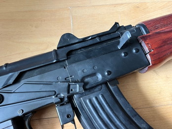 Image 5 for Cyma ak74 full metal and wood.  Battery included.