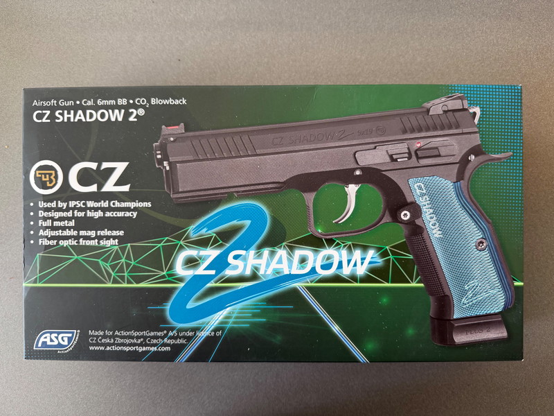 Afbeelding 1 van Z.g.a.n. ASG CZ Shadow 2 GBB Airsoft replica