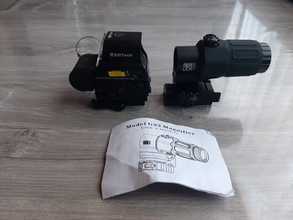Afbeelding van Namaak eotech holo en magnifier in goeie staat! Beide op verhoogde rail
