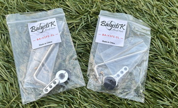 Afbeelding van 2x Balystik AEG V2 safety switch silver