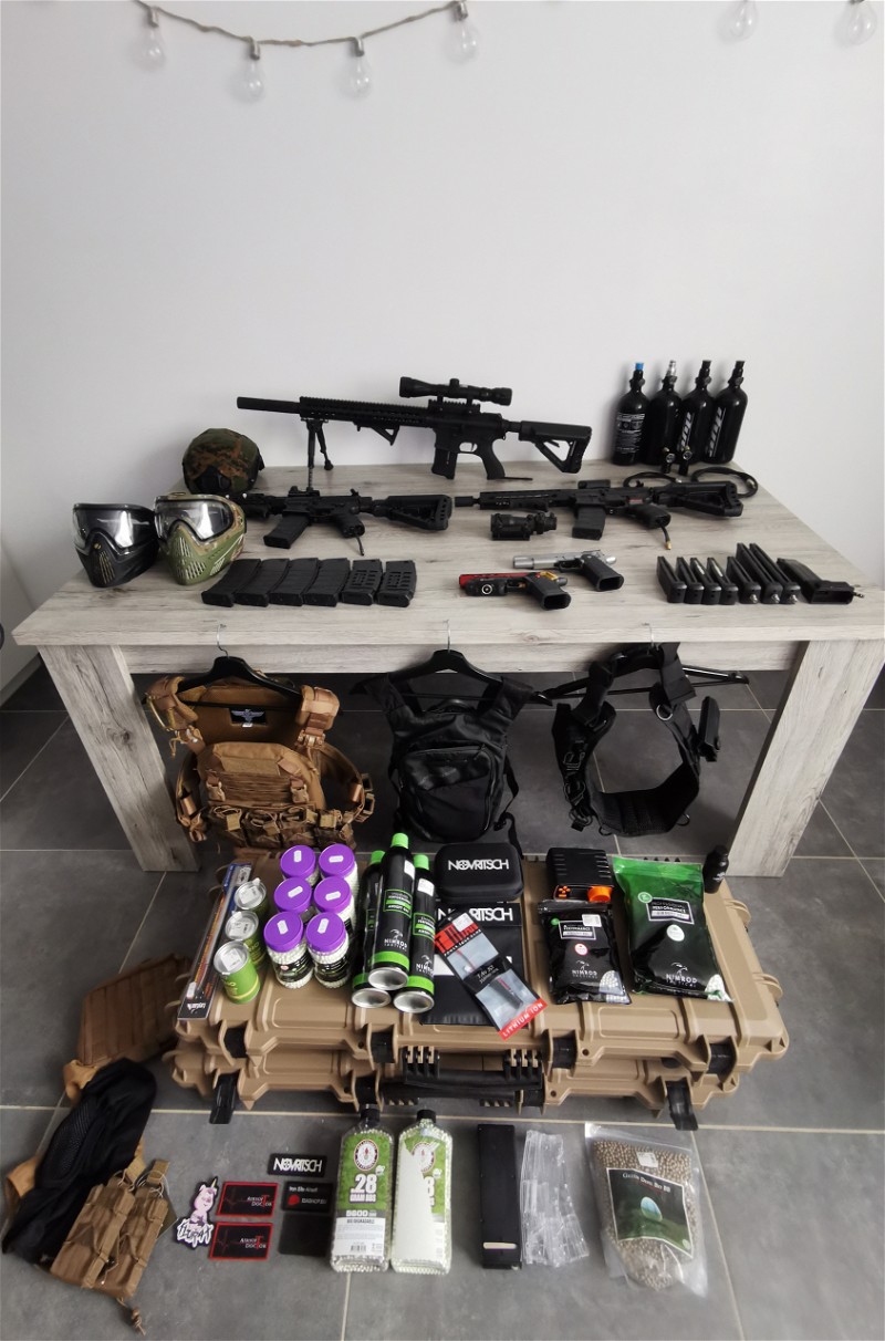 Image 1 for Gehele airsoft hpa collectie