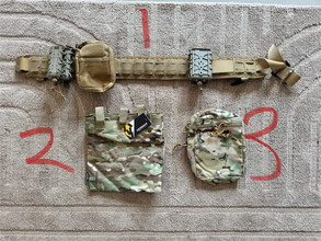 Bild für Battle belt coyote inclusief pouches / losse dump pouch