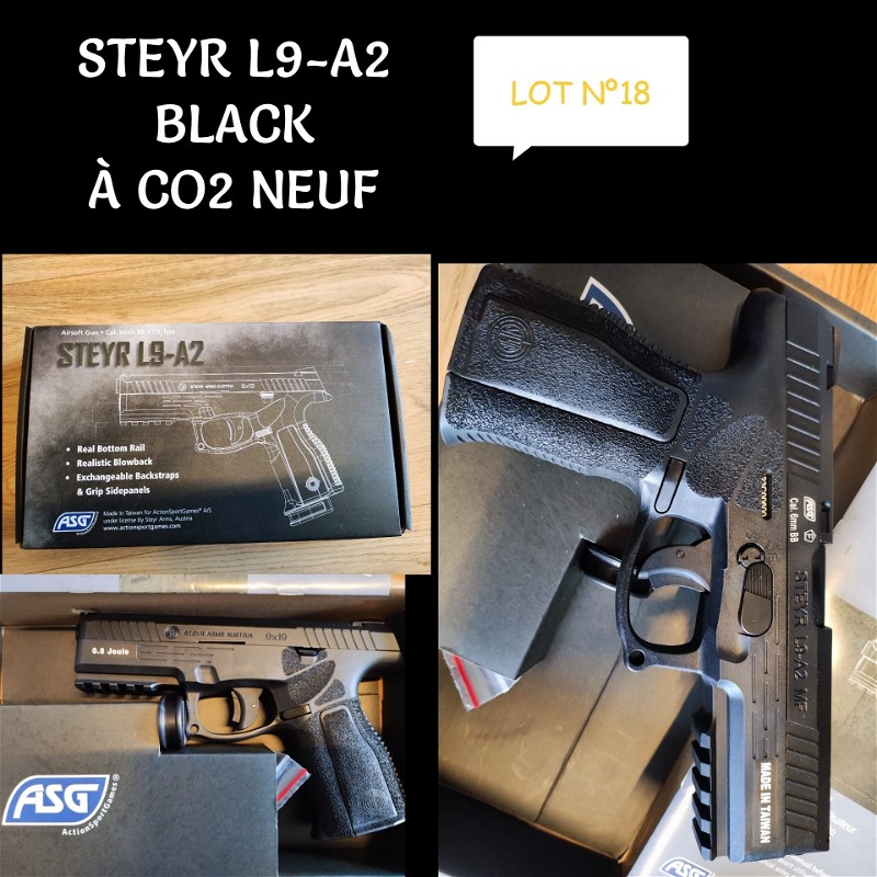 Image 1 pour Steyr L9-A2 Co2 GBB ASG - Noir