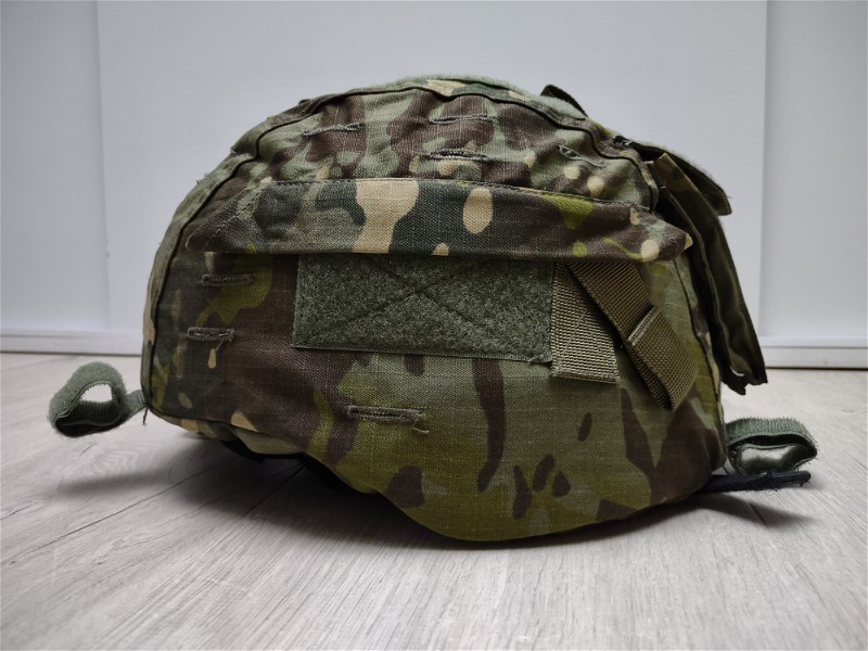 Image 1 for Helm + helm cover Multicam Tropic
