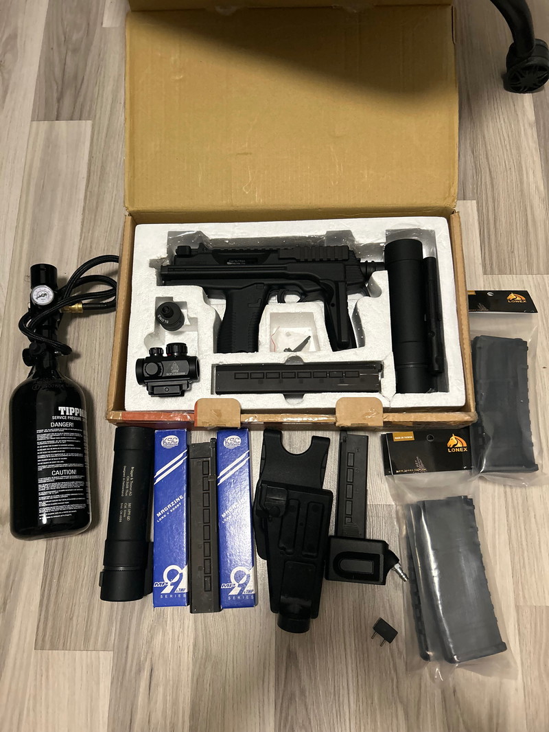 Afbeelding 1 van Kwa mp9 gbb upgrd/ hpa+magz+hpa adapter+meer